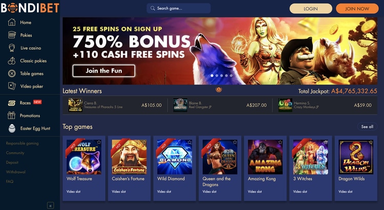 bondibet-casino screenshot