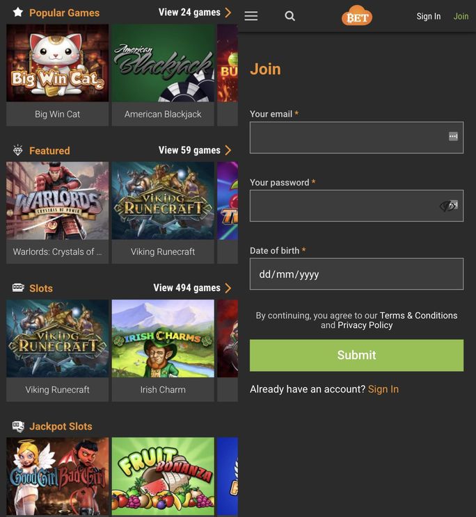 cloudbet-casino screenshot