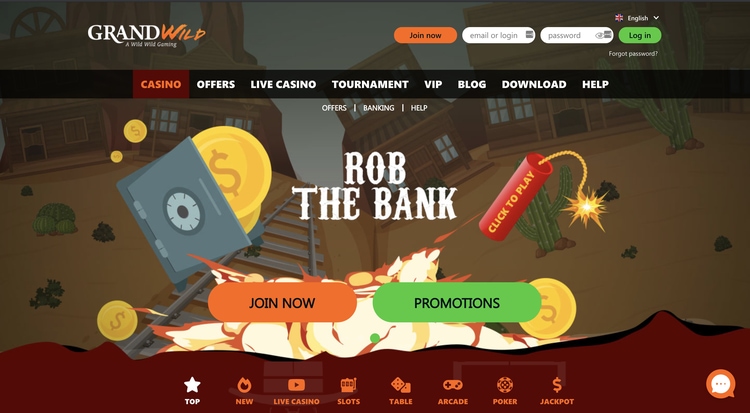 grandwild-casino screenshot