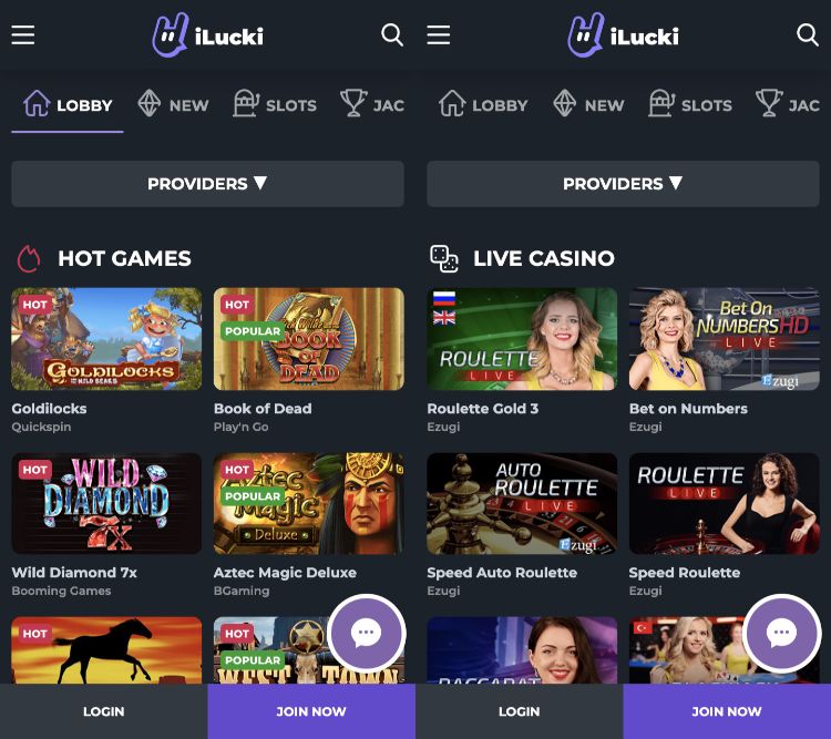 ilucki-casino screenshot