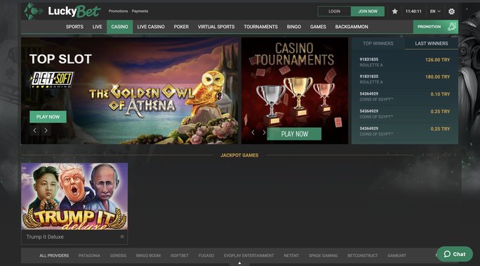 luckybet-casino screenshot