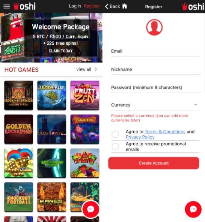 oshi-casino screenshot
