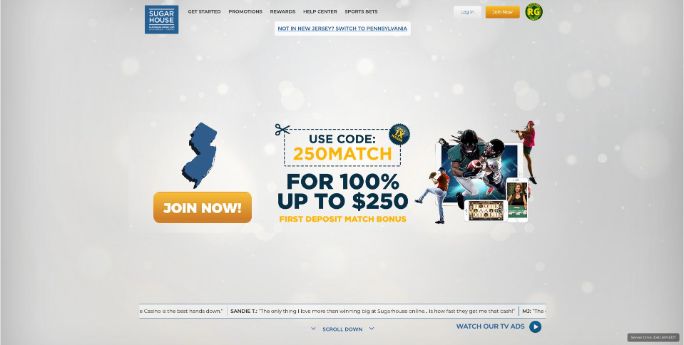sugarhouse-online-casino screenshot