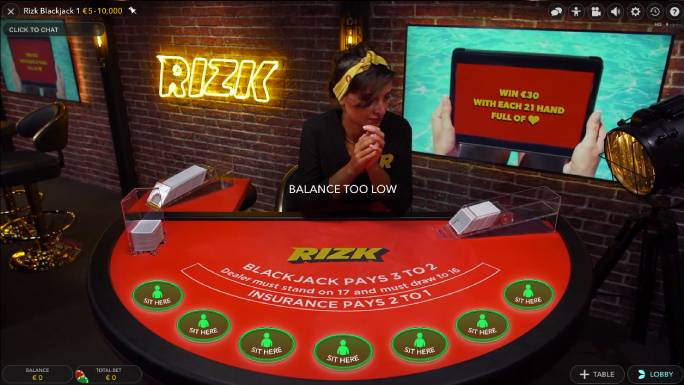 exclusive evolution gaming blackjack 