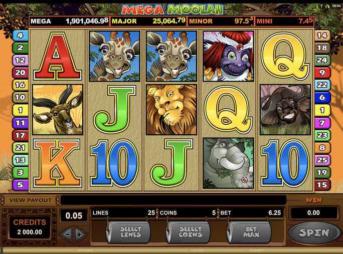 mega moolah microgaming