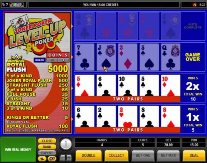 microgaming video poker
