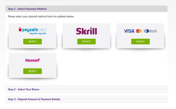 neosurf casino deposit