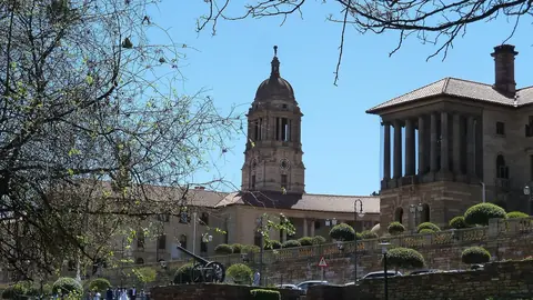 Union Buildings in Pretoria seen from the terraced gardens