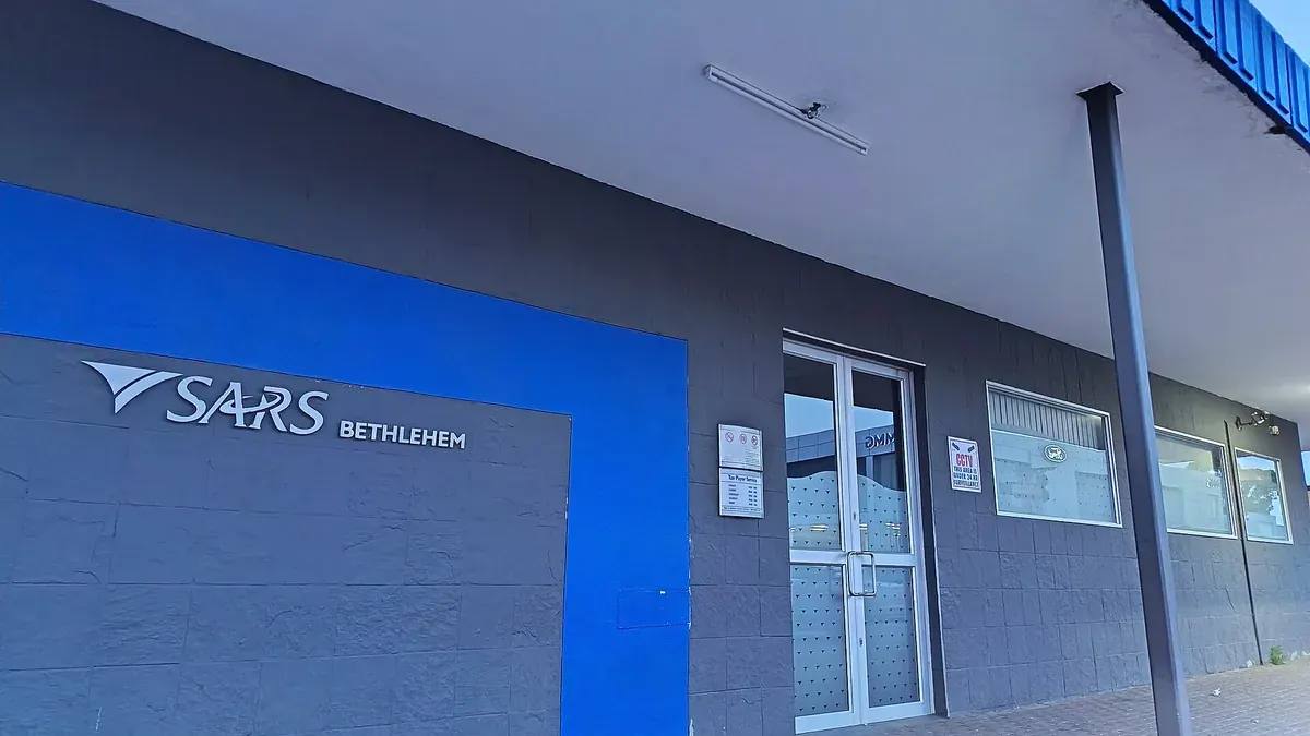 Entrance of a South African Revenue Service branch office