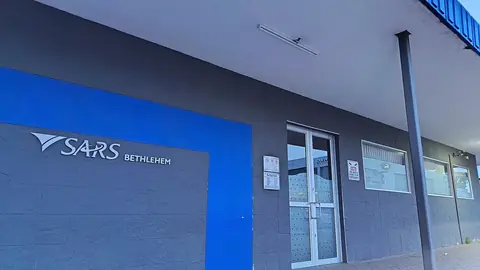 Entrance of a South African Revenue Service branch office